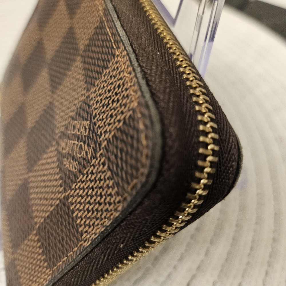 Louis Vuitton Damier Ebene Zippy Coin Purse Wallet - Picture 6 of 13